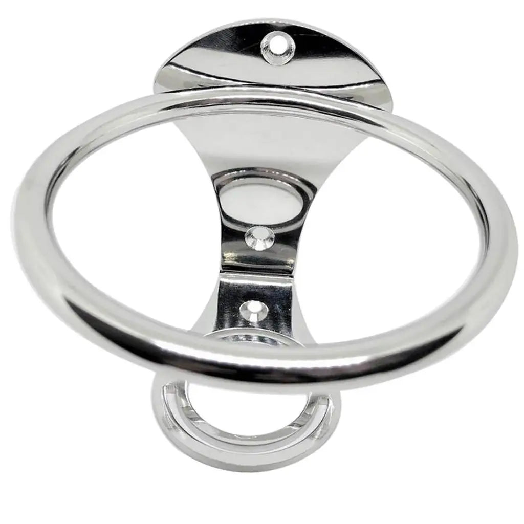 Single 304 Stainless Steel Drink Holder for for Marine/ Yacht / Boat/ / .54'' (90mm)