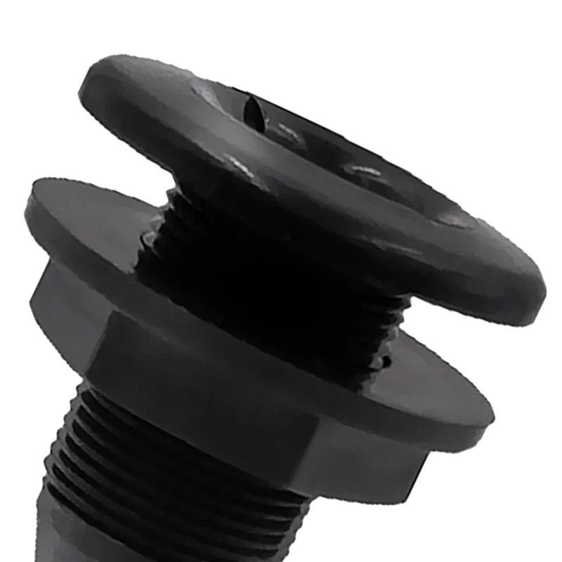 Universall 2X 3/4 Inch Hose Plastic Thru-Hull Fitting Bilge Pump Drain Vent Hose Fitting For Boats Marine Yacht RV Camper Truck