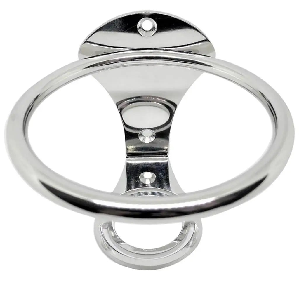 Single 304 Stainless Steel Drink Holder for for Marine/ Yacht / Boat/ / .54'' (90mm)