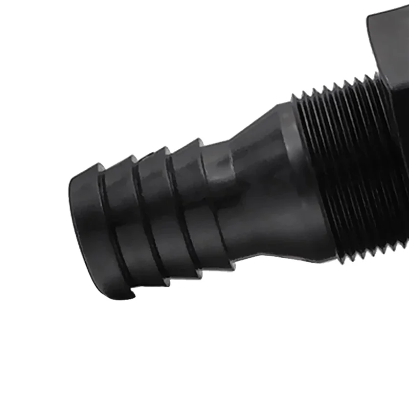 Universall 2X 3/4 Inch Hose Plastic Thru-Hull Fitting Bilge Pump Drain Vent Hose Fitting For Boats Marine Yacht RV Camper Truck