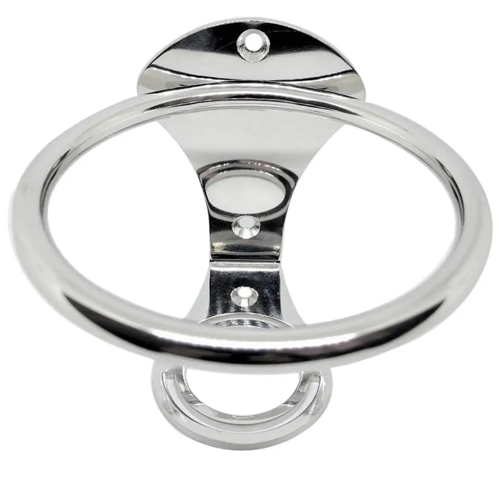 Single 304 Stainless Steel Drink Holder for for Marine/ Yacht / Boat/ / .54'' (90mm)